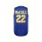 Crenshaw 22 McCall Men's Basketball Jersey, V-Neck Polyester Sports Vest with Embroidery, Blue and Yellow, Sizes S-3XL