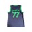 Men's Slovenia #77 Basketball Jersey - Navy Blue and Green, Breathable Polyester, Letter & Number, Loose Fit, Crew Neck, Ideal for Team Sports & Casual Wear, Team Apparel|Sleeveless Jersey|Durable Fabric