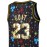Men's 24#Black Embroidered Basketball Jersey For Street Casual Sports Training Or Competition