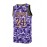 Men'S Embroidered Camo Basketball Jersey, Polyester & Spandex Blend, Crew Neck, Sleeveless, Breathable, Moisture-Wicking, Wrinkle-Resistant, Sports & Casual Style, with for Training, Games, and Parties