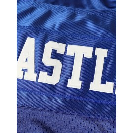 Blue Mountain State 54 Thad Castle Football Jersey Blue White