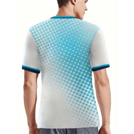Professional Sports Fabric Men'S Creative Pattern Print Country Home Soccer Jersey T-shirt