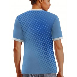 Professional Sports Fabric Women's Creative Graphic Print South American National Team Football Jersey T-Shirt, As Gifts For Sports Fans