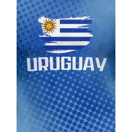 Professional Sports Fabric Women's Creative Graphic Print South American National Team Football Jersey T-Shirt, As Gifts For Sports Fans