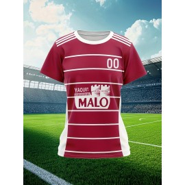 Custom-made large-sized football shirts for women, with custom names and numbers, breathable fabrics for sports, team events, and casual use