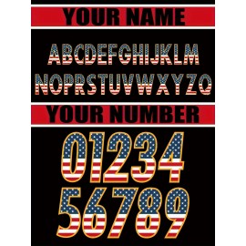 Customizable Women'S Football Jersey - Personalized Name & Number, American Flag Design, V-Neck Short Sleeve, Breathable Summer Sports Shirt for Team & Casual Wear, Football Jersey, PLUS SIZE