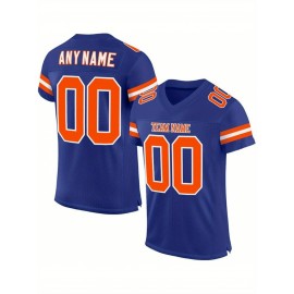 Customized blank football jerseys, multi-color, personalized printed names, numbers and logos for sports shirts, custom football jerseys, breathable sports patterns, suitable for sports teams, parties or couple outfits